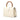 White Gucci Medium Leather Bamboo Dionysus Web Satchel