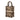 Brown Dior Mizza Mini Embroidered Canvas Leopard Vertical Book Tote Satchel