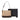 Brown Burberry Haymarket Check Canvas Shoulder Bag - Designer Revival