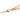 Gold Louis Vuitton Gold Plated Rubber Heart Pendant Necklace