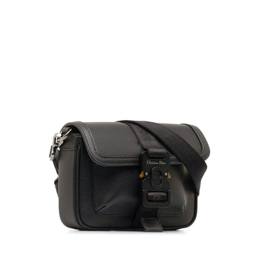 Black Dior Grained Calfskin Mini Hit The Road Bag - Designer Revival