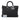 Black Dior Extra Large Denim Cannage Lady Dior Satchel - Designer Revival