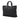Black Dior Extra Large Denim Cannage Lady Dior Satchel - Designer Revival