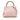 Pink Gucci Small Calfskin Bamboo Shopper Satchel - Designer Revival