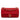 Red Chanel Medium Wrinkled Lambskin Chevron Medallion Flap Shoulder Bag