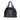 Black Burberry Leather Dome Handbag - Designer Revival