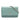 Seafoam Green Chanel CC Quilted Caviar Wallet on Chain Crossbody Bag