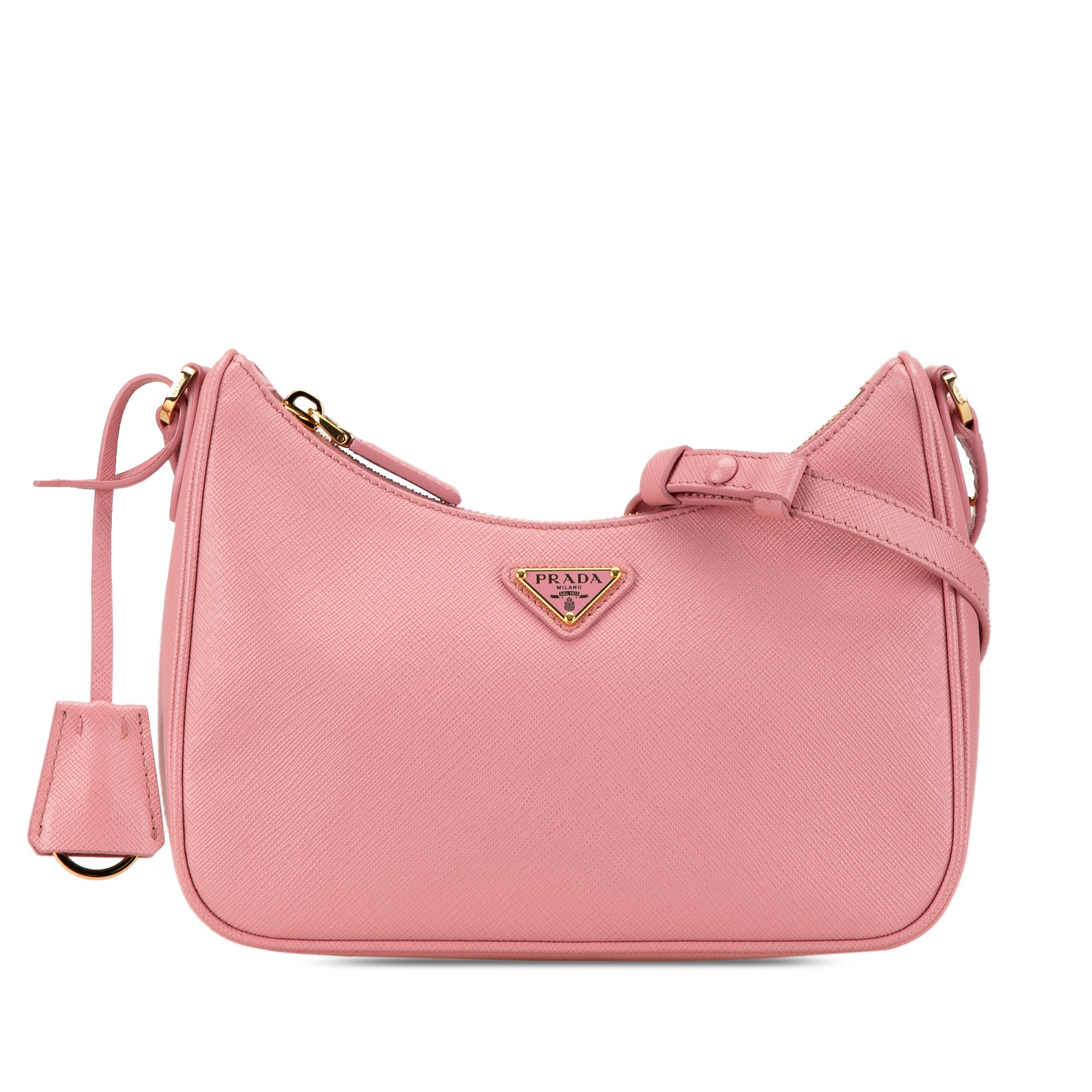 Pink Prada Mini Saffiano Re Edition Shoulder Bag Designer Revival