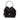 Black Prada Saffiano Trimmed Tessuto Bucket Bag Satchel