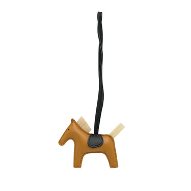 Brown Hermès Milo & Horse Hair GriGri Rodeo Bag Charm TPM Key Chain