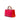 Red Gucci Medium Bicolor Calfskin Bamboo Shopper Satchel