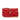Red Versace Medusa Leather Card Holder - Designer Revival
