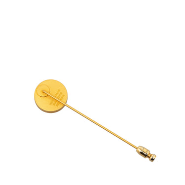 Gold Hermès Clou de Selle Stick Pin Costume Brooch