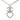 Silver Chanel CC Silver Plated Faux Pearl and Rhinestones Heart Pendant Necklace