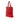 Red LOEWE Leather Anagram Shopper Tote