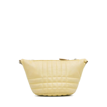 Yellow Burberry Lola Crescent Crossbody Bag - Designer Revival