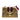 Gold Gucci Small Canvas Brocade Sylvie Satchel