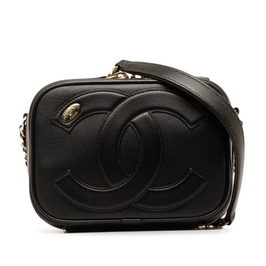 Black Chanel CC Mania Camera Bag