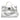 Silver Dior Medium Metallic Crinkled Calfskin Diorever Satchel