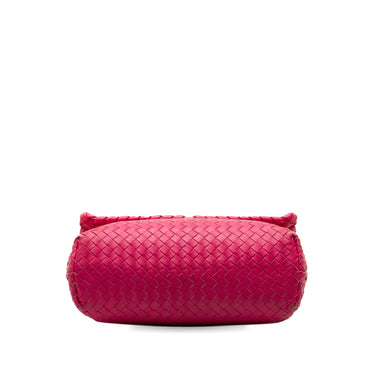 Pink Bottega Veneta Large Intrecciato Olimpia Shoulder Bag