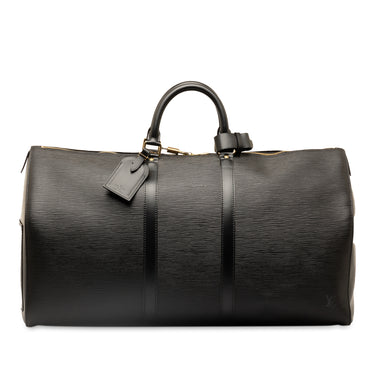 Black Louis Vuitton Epi Keepall 55 Travel Bag - Designer Revival