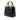Black Dior Medium Calfskin Patch Embellished Lady Dior Satchel - Designer Revival