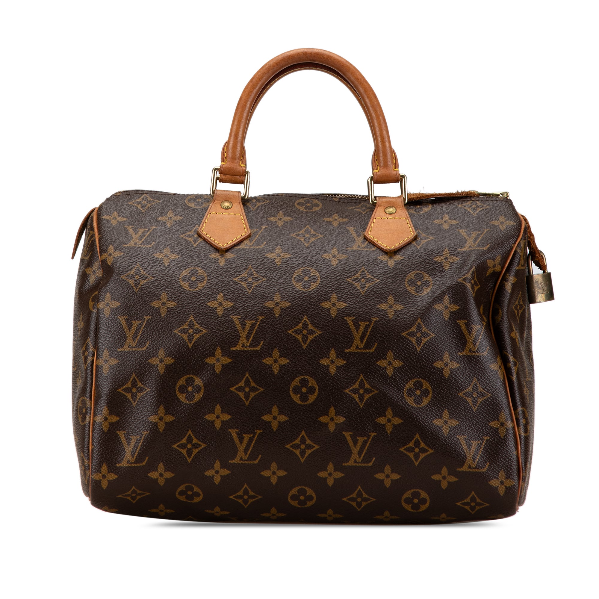 Brown Louis Vuitton Monogram Speedy 30 Boston Bag Designer Revival