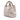 White Gucci Medium Leather Bamboo Diana Tote - Designer Revival