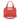 Red Chanel Mini Calfskin Label Click Shopping Tote Satchel