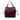 Red Burberry Supernova Check Nylon Buckleigh Tote