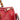 Red Gucci Calfskin Bamboo Shopper Boston Satchel - Designer Revival