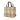 Brown Burberry House Check Canvas Handbag