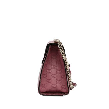 Pink Gucci Medium Guccissima Emily Shoulder Bag - Designer Revival