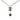 Silver Chanel Silver CC Faux Pearl Pendant Necklace - Designer Revival