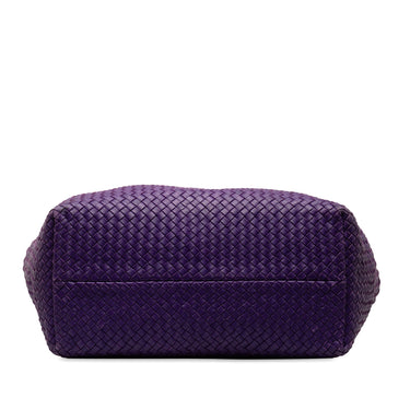 Purple Bottega Veneta Large Intrecciato Cabat Tote Bag - Designer Revival