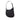 Black Fendi Zucchino Canvas Oyster Shoulder Bag