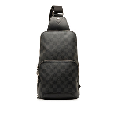 Black Louis Vuitton Damier Graphite Avenue Sling Crossbody Bag