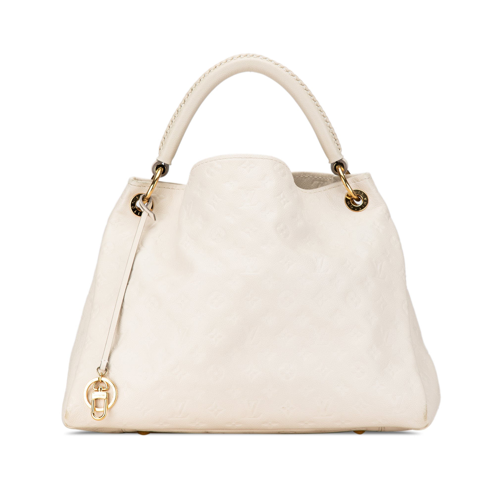 Louis vuitton white artsy bag deals