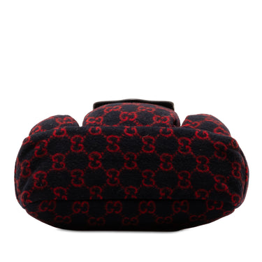 Black Gucci GG Wool Children's Pocket Handbag