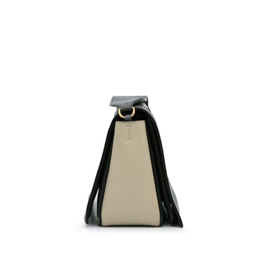 Gray Celine Frame Shoulder Bag - Designer Revival