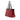 Red Bottega Veneta Nappa Intrecciato Karung Glass Tote