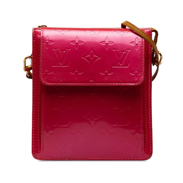 Pink Louis Vuitton Monogram Vernis Pochette Mott Shoulder Bag