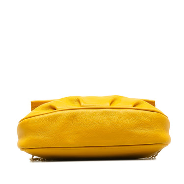 Yellow Fendi Fendista Pochette Crossbody - Designer Revival