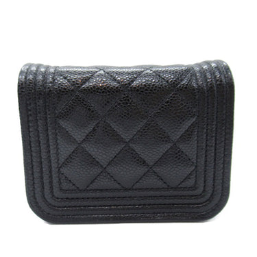 Black Chanel Caviar Boy Belt Bag