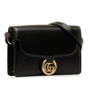 Black Gucci GG Ring Crossbody Bag