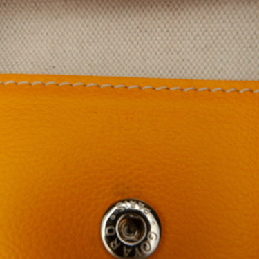 Yellow Goyard Goyardine Saint Louis PM Tote Bag