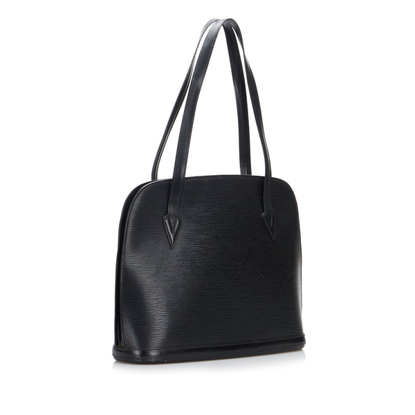 Black Louis Vuitton Epi Lussac Shoulder Bag