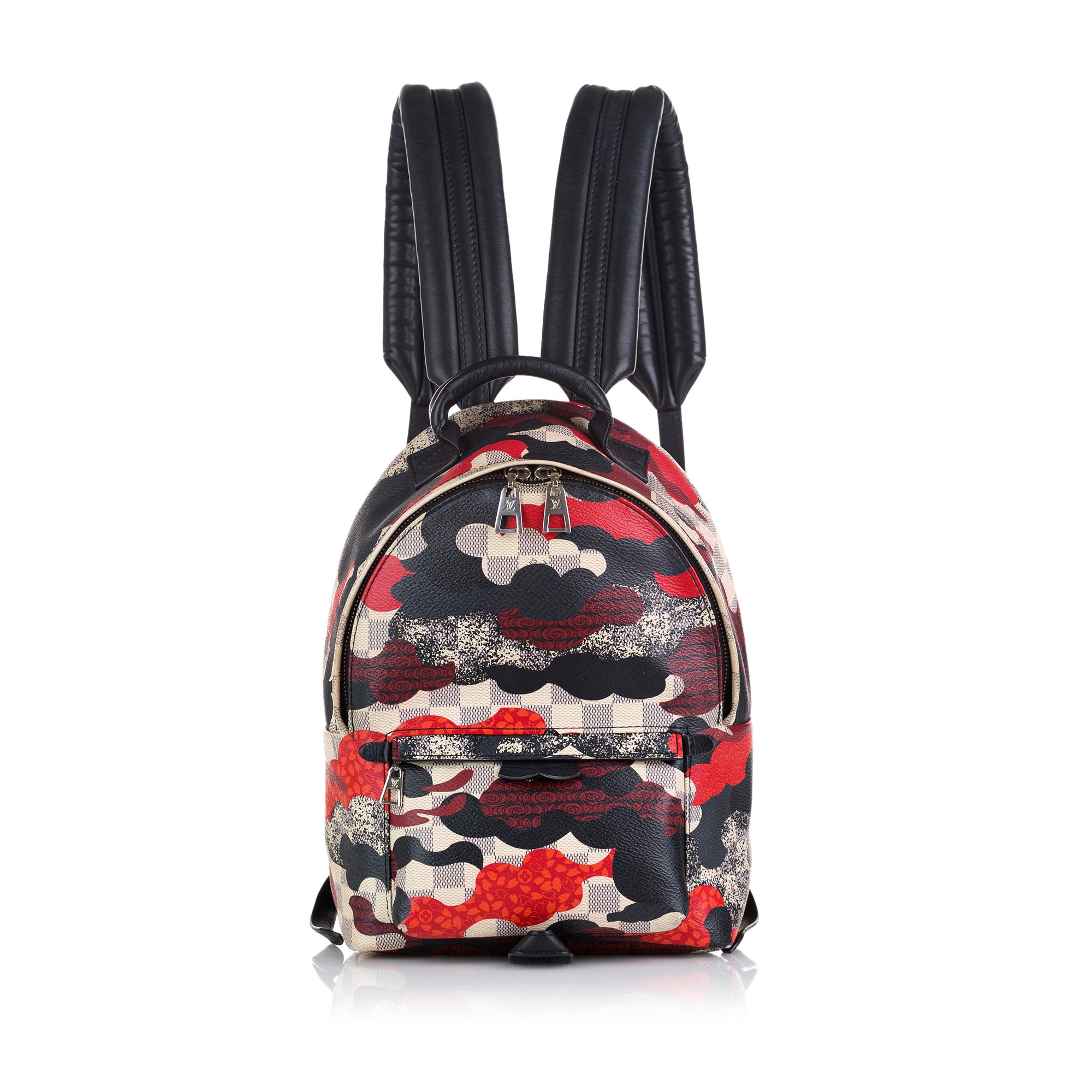 Palm springs cloth backpack Louis Vuitton Multicolour in Cloth