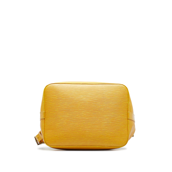 Louis Vuitton Vintage Tassel Yellow Lussac Leather Tote