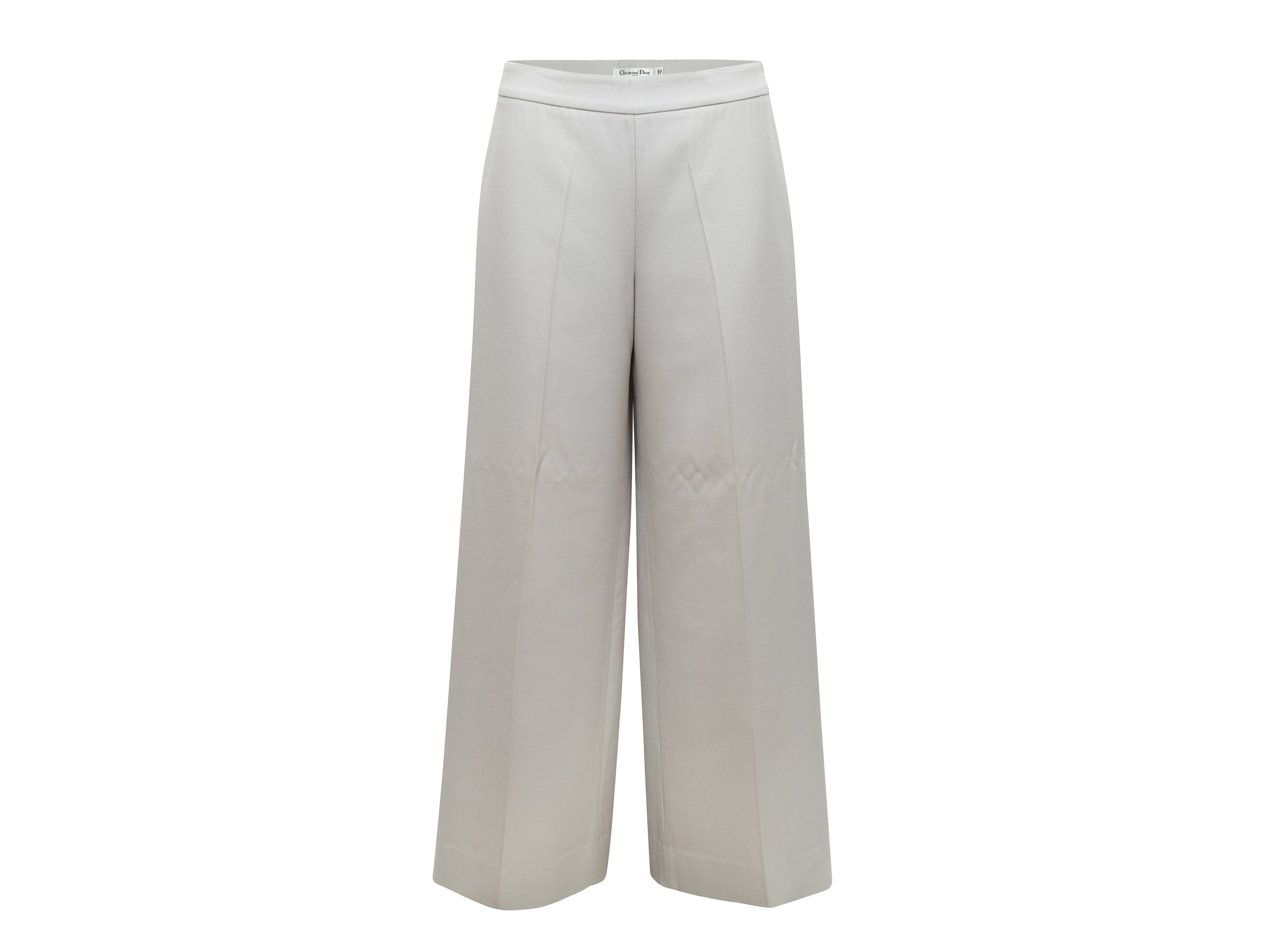 Christian Dior Pants, leggings Grey Cotton ref.22477 - Joli Closet
